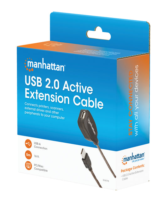 Hi-Speed USB 2.0 Active Extension Cable Packaging Image 2