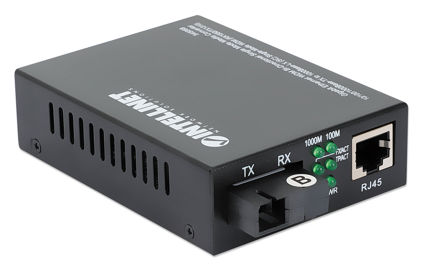 Gigabit Ethernet WDM Bi-Directional Single Mode Media Converter Image 2