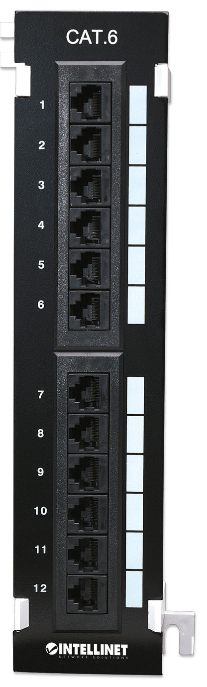 Cat6 12-Port Wall-Mount Patch Panel Image 5