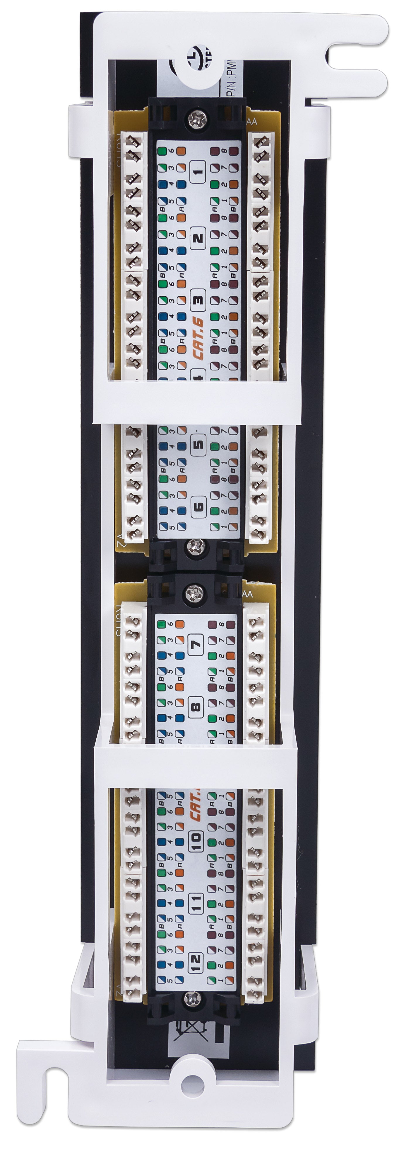 Cat6 12-Port Wall-Mount Patch Panel Image 6