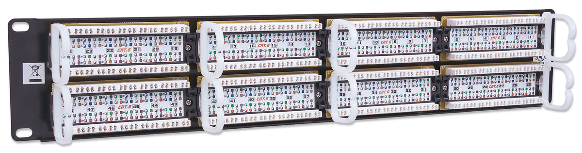 Cat6 48-Port Patch Panel, 2U Image 5