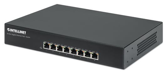 8-Port Gigabit Ethernet PoE+ Switch Image 1