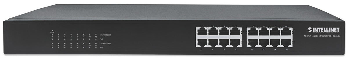 16-Port Gigabit Ethernet PoE+ Switch Image 4