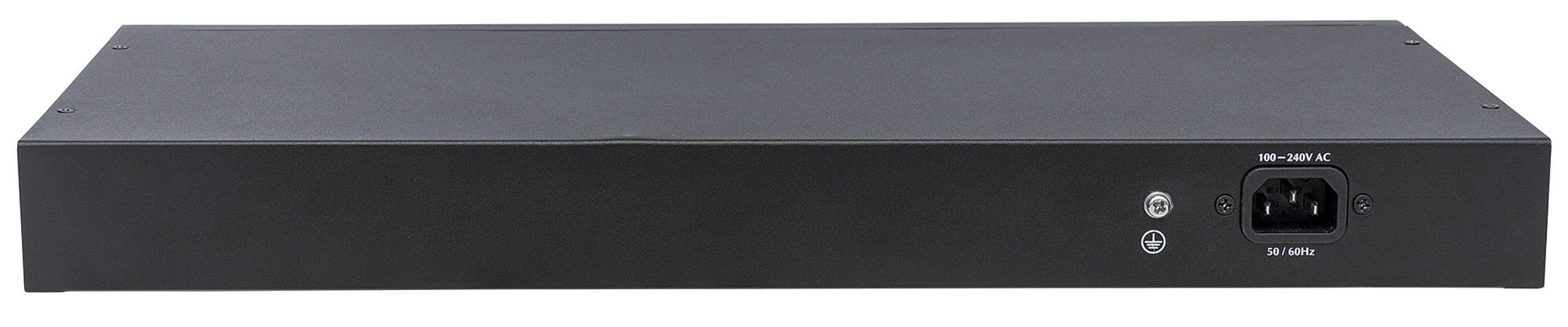 24-Port Gigabit Ethernet PoE+ Switch with 2 SFP Ports and LCD Screen Image 5