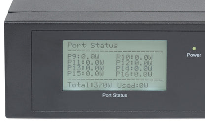 16-Port Gigabit Ethernet PoE+ Switch with 2 SFP Ports and LCD Screen Image 8