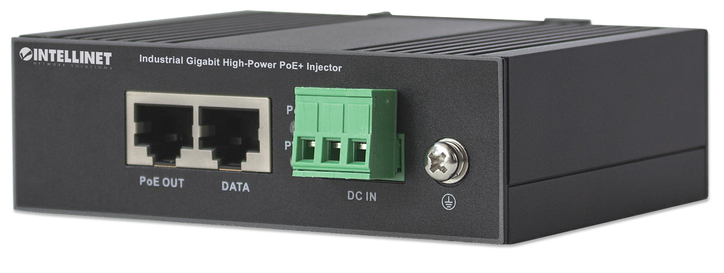 Industrial Gigabit High-Power PoE+ Injector Image 3
