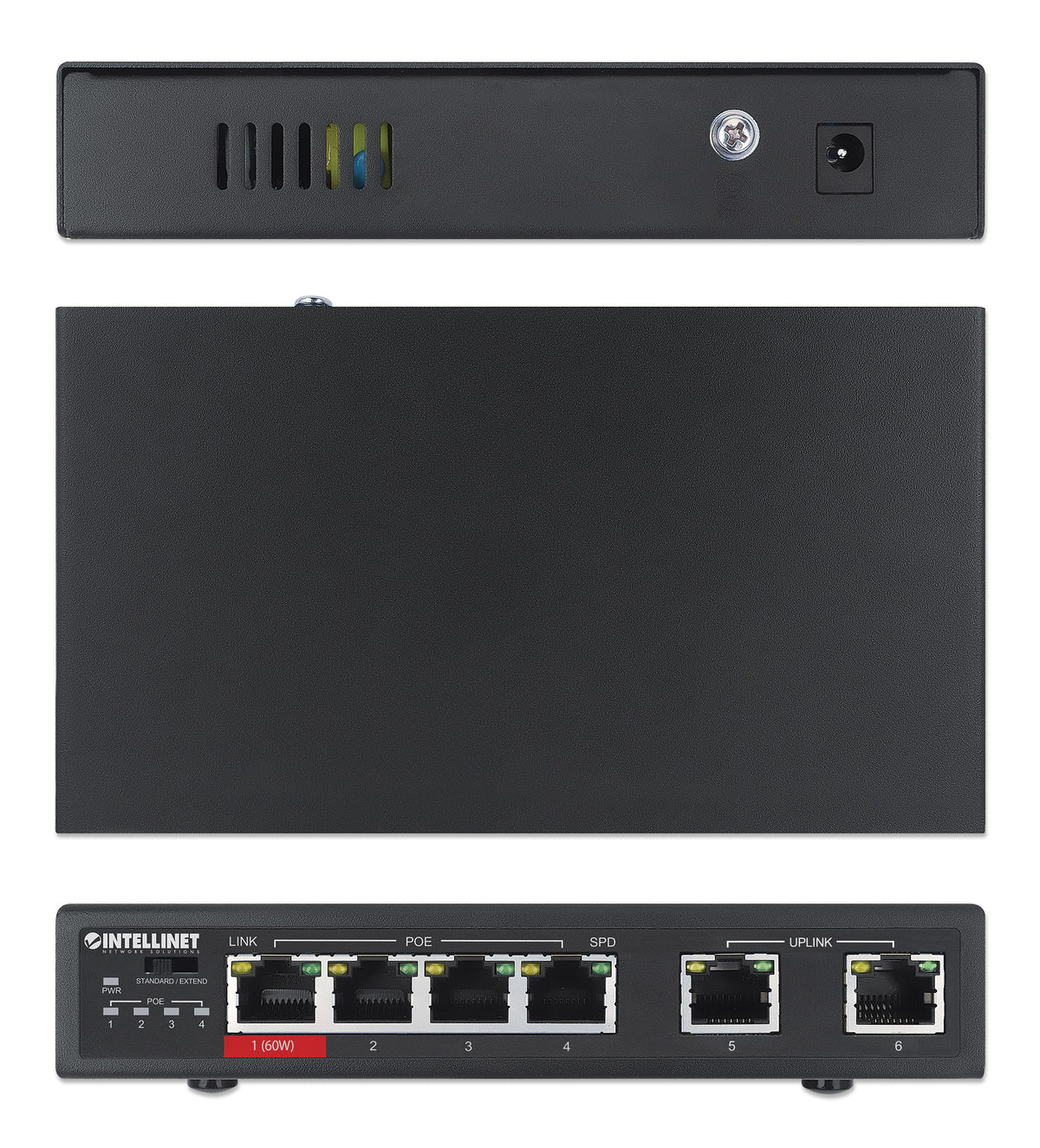 6-Port Fast Ethernet Switch with 4 PoE Ports (1 x High-Power PoE) Image 6