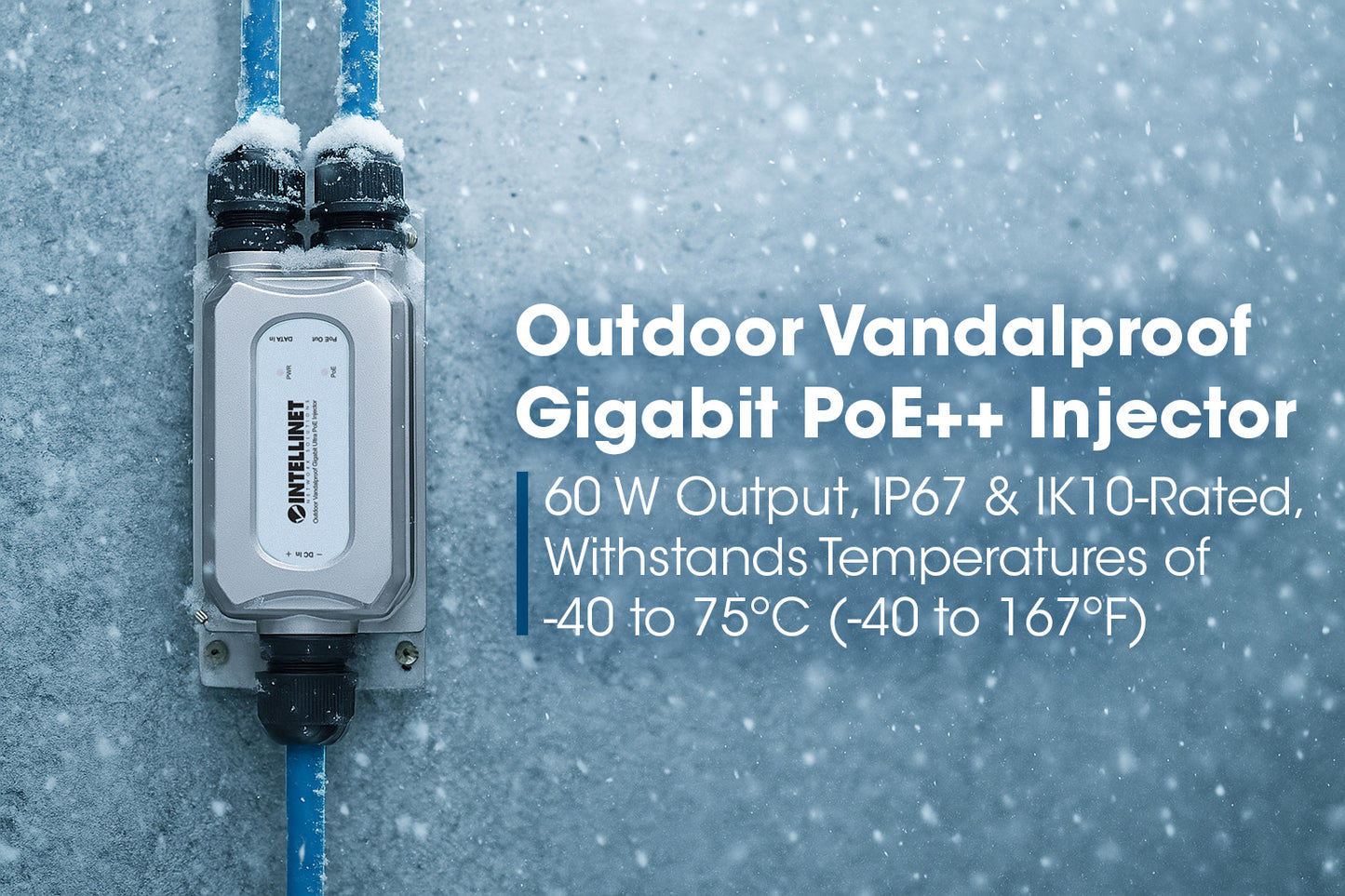 Outdoor Vandalproof Gigabit PoE++ Injector Image 15