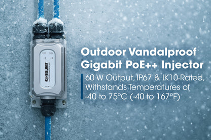Outdoor Vandalproof Gigabit PoE++ Injector 60W Image 15
