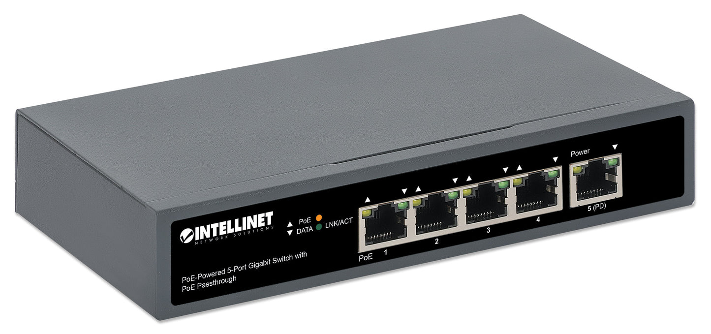 PoE-Powered 5-Port Gigabit Switch with PoE Passthrough Image 3