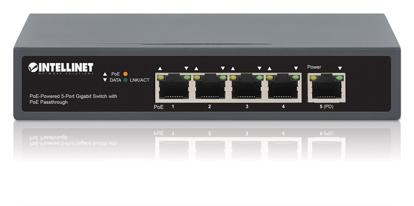 PoE-Powered 5-Port Gigabit Switch with PoE Passthrough Image 6