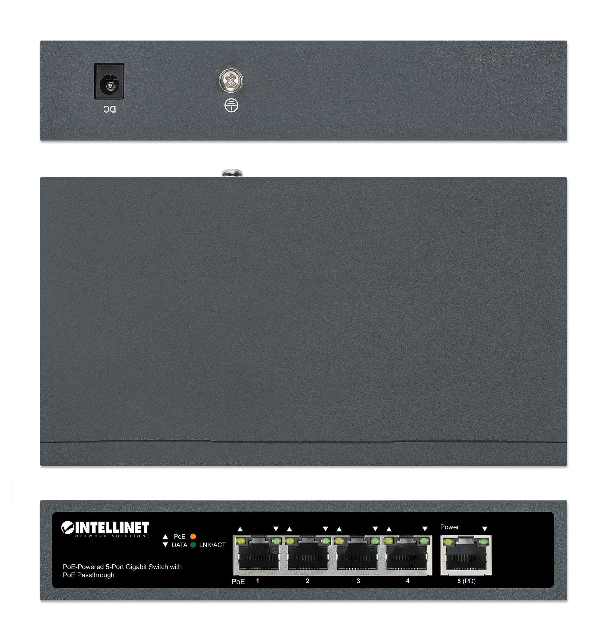 PoE-Powered 5-Port Gigabit Switch with PoE Passthrough Image 7