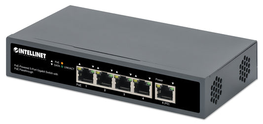 PoE-Powered 5-Port Gigabit Switch with PoE Passthrough Image 1
