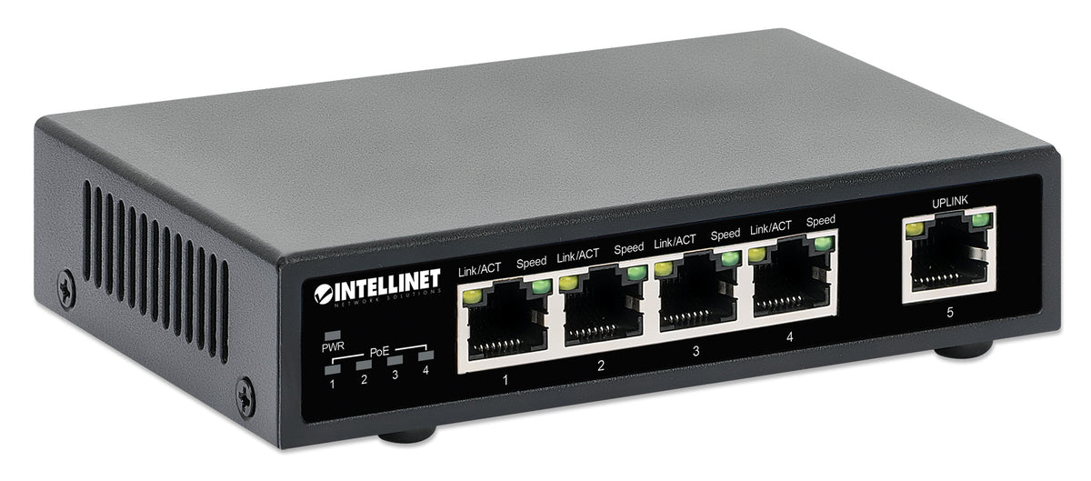5-Port Gigabit Ethernet PoE+ Switch Image 3