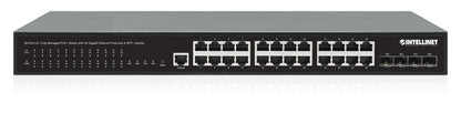 28-Port L2+ Fully Managed PoE+ Switch with 24 Gigabit Ethernet Ports and 4 SFP+ Uplinks Image 6