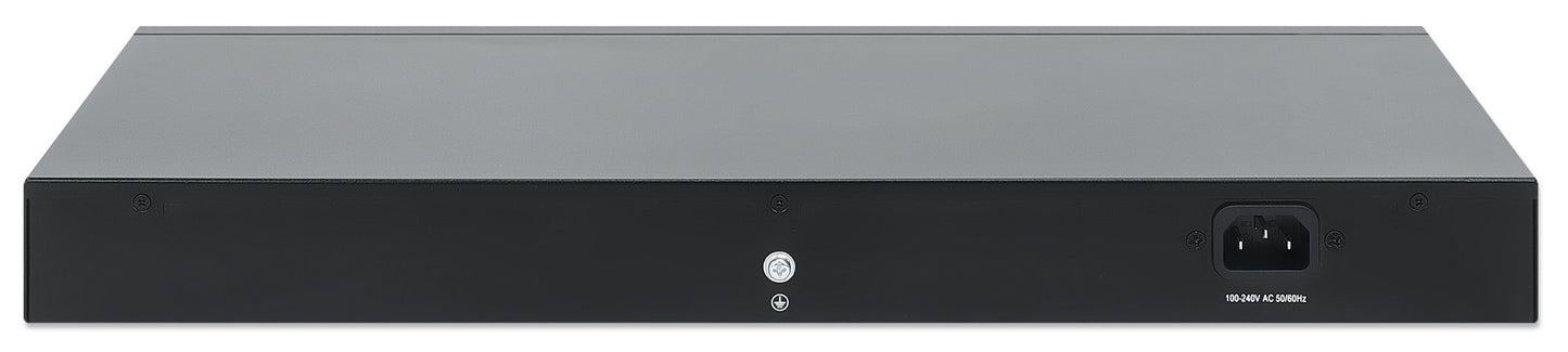 24-Port Gigabit Ethernet PoE+ Switch with 2 SFP Ports Image 5