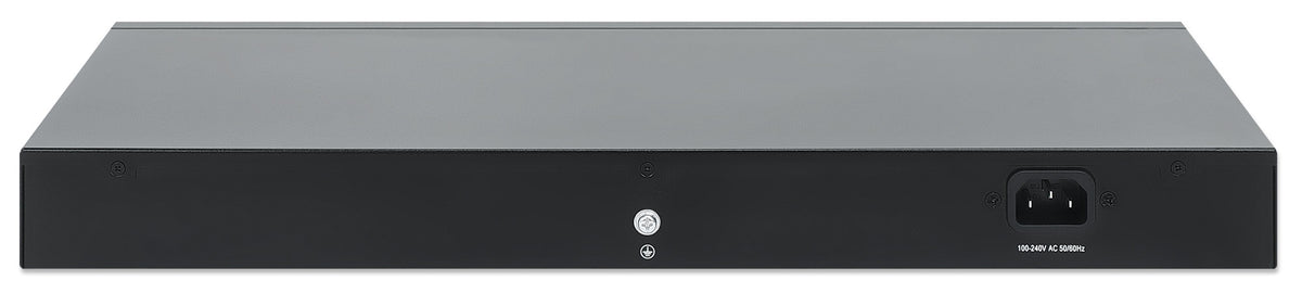 24-Port Gigabit Ethernet PoE+ Switch with 2 SFP Ports Image 5