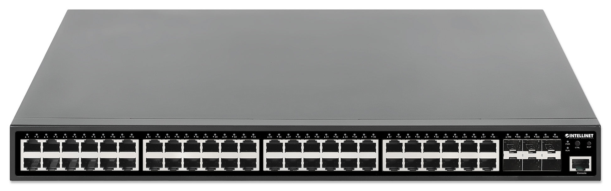 54-Port L2+ Fully Managed PoE+ Switch with 48 Gigabit Ethernet Ports and 6 SFP+ Uplinks Image 4