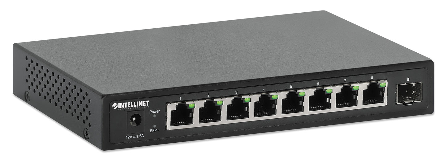 9-Port Switch with 8 x 2.5G Ethernet Ports and 1 SFP+ Uplink Image 3