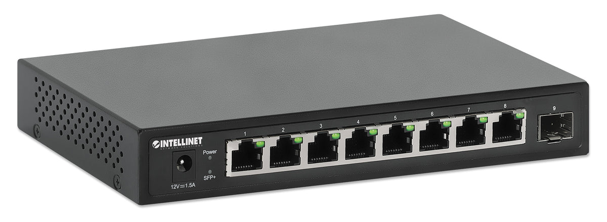 9-Port Switch with 8 x 2.5G Ethernet Ports and 1 SFP+ Uplink Image 3