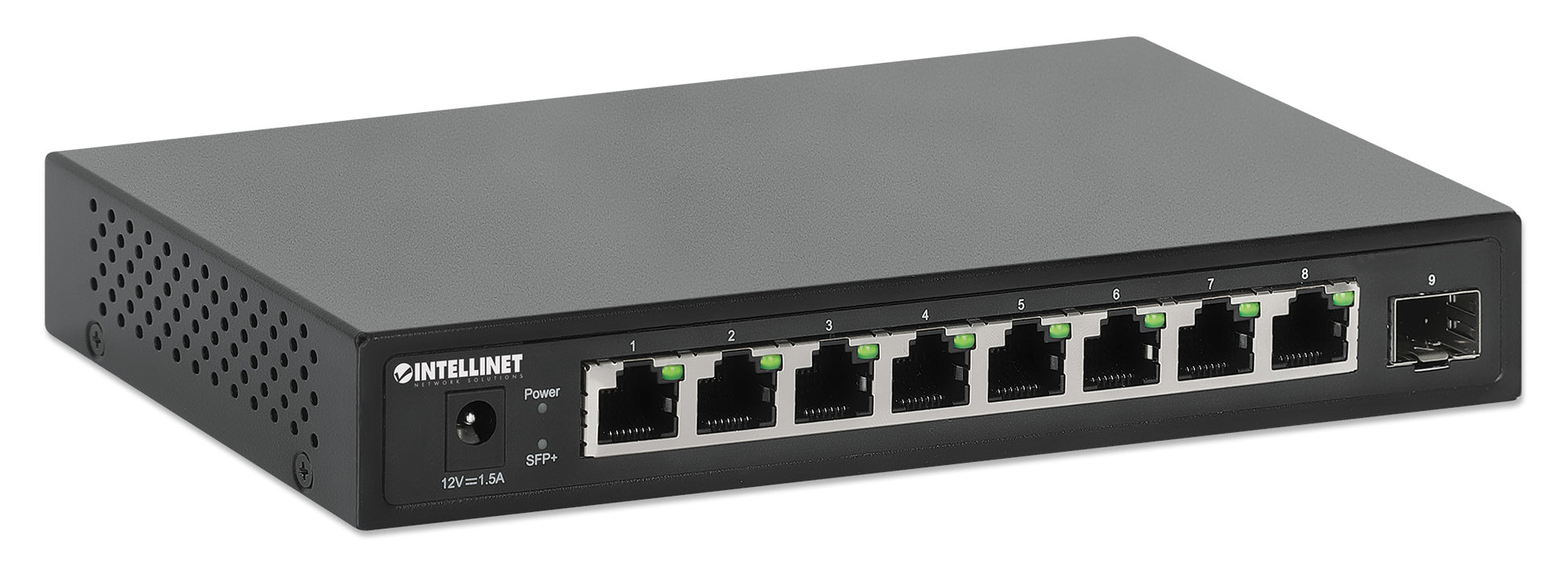 9-Port Switch with 8 x 2.5G Ethernet Ports and 1 SFP+ Uplink Image 3
