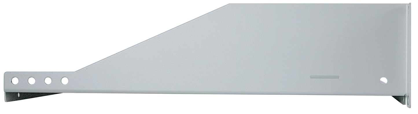 19" Cantilever Shelf, 2U, 350 mm (13.8 in.) Depth, Gray Image 4