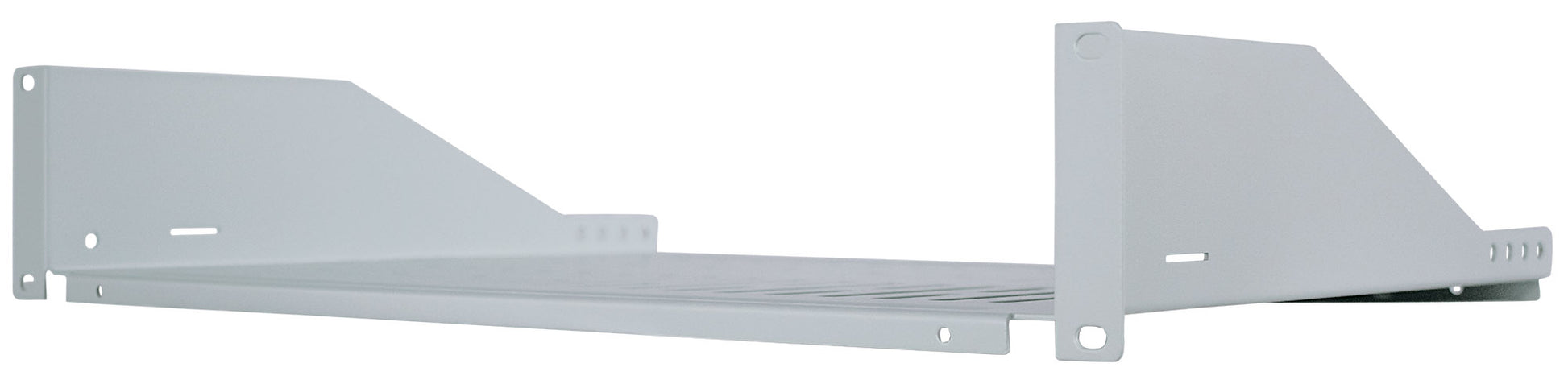 19" Cantilever Shelf, 2U, 350 mm (13.8 in.) Depth, Gray Image 1