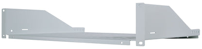 19" Cantilever Shelf, 2U, 350 mm (13.8 in.) Depth, Gray Image 1
