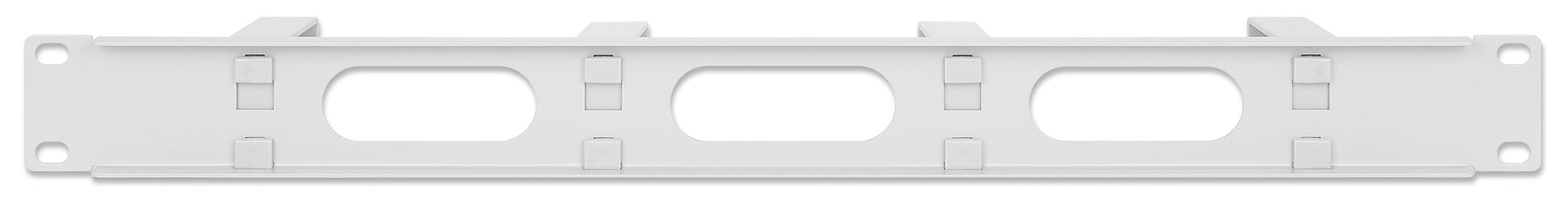 19" Cable Management Panel, 1U, Gray Image 4