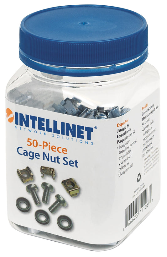 M6 Cage Nut Set, 50-Pack Packaging Image 2