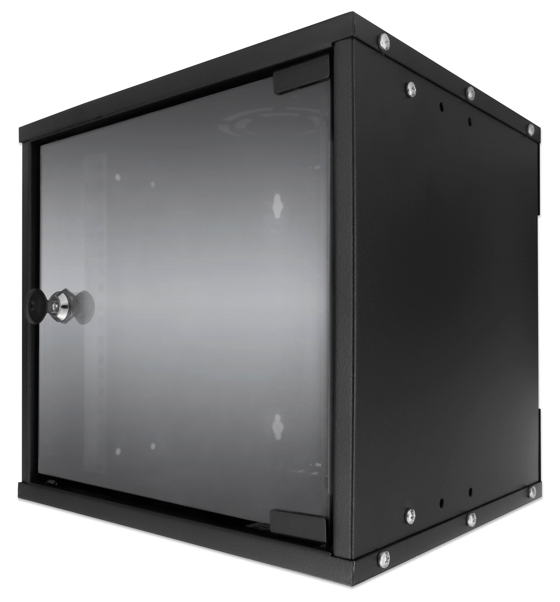 10" Wallmount Cabinet, 6U, 300 mm (11.8 in.) Depth, Black Image 1