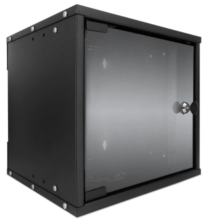10" Wallmount Cabinet, 6U, 300 mm (11.8 in.) Depth, Black Image 2