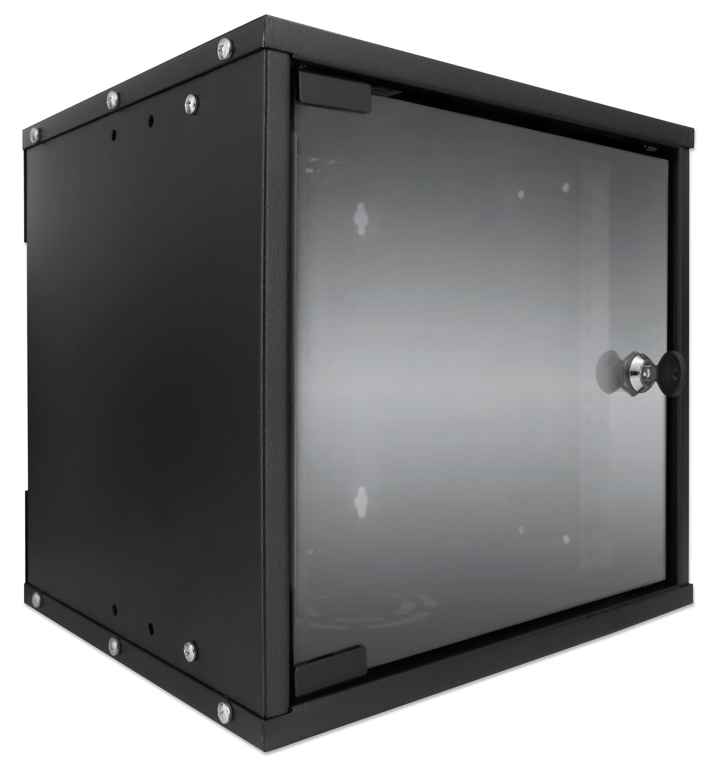 6U 10" Wallmount Cabinet, 300 mm (11.8 in.) Depth, Black Image 2