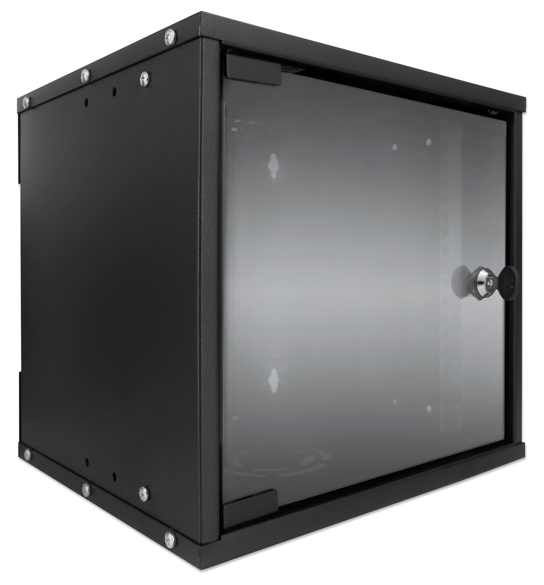 6U 10" Wallmount Cabinet, 300 mm (11.8 in.) Depth, Black Image 2