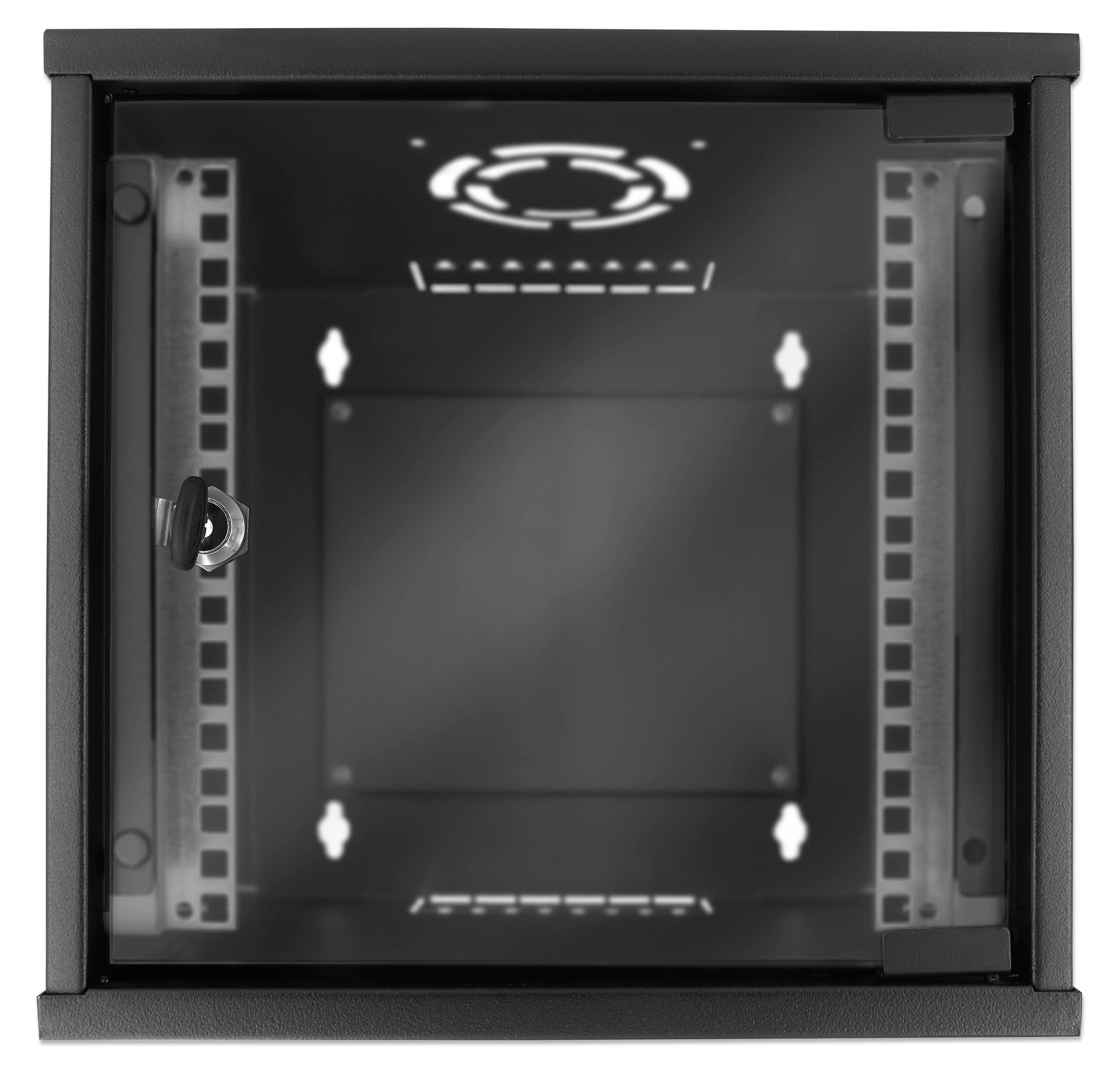 6U 10" Wallmount Cabinet, 300 mm (11.8 in.) Depth, Black Image 3
