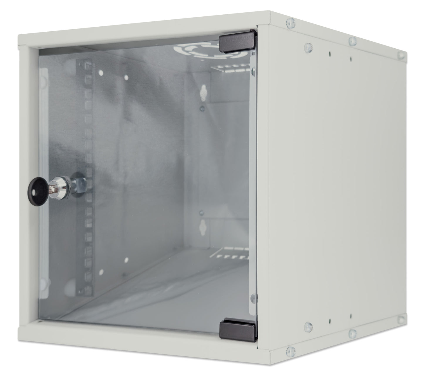 10" Wallmount Cabinet, 6U, 300 mm (11.8 in.) Depth, Gray Image 1
