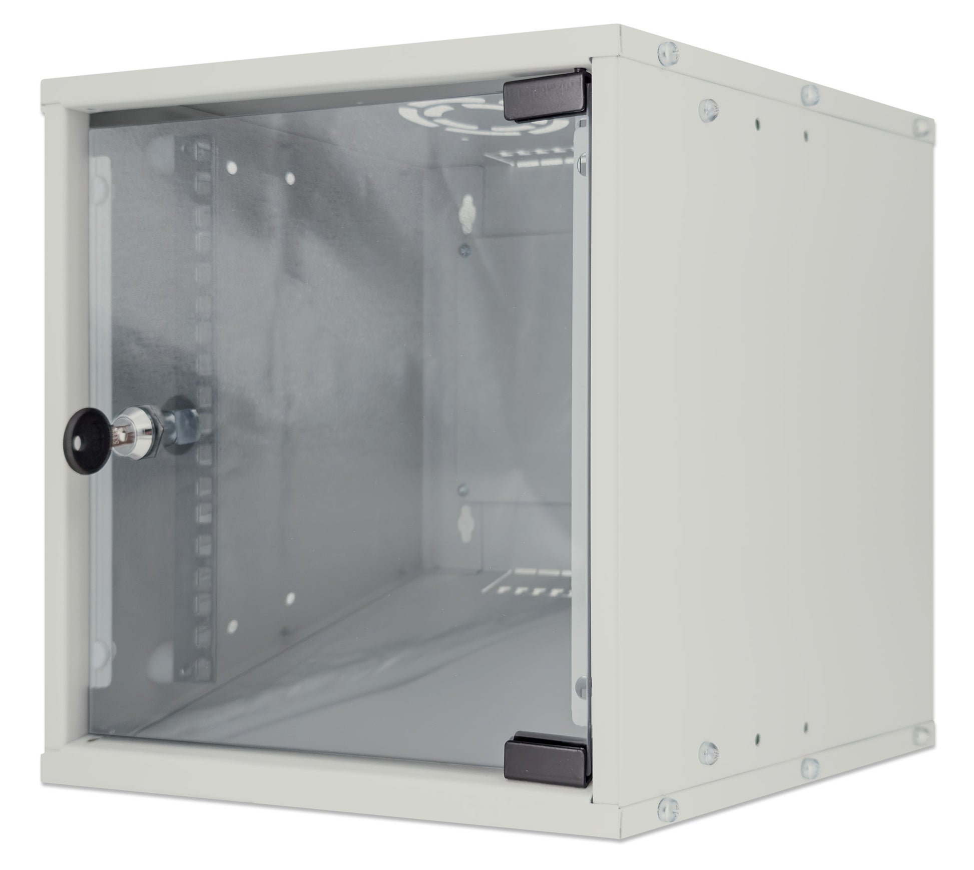 10" Wallmount Cabinet, 6U, 300 mm (11.8 in.) Depth, Gray Image 1