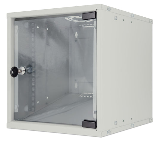 10" Wallmount Cabinet, 6U, 300 mm (11.8 in.) Depth, Gray Image 1