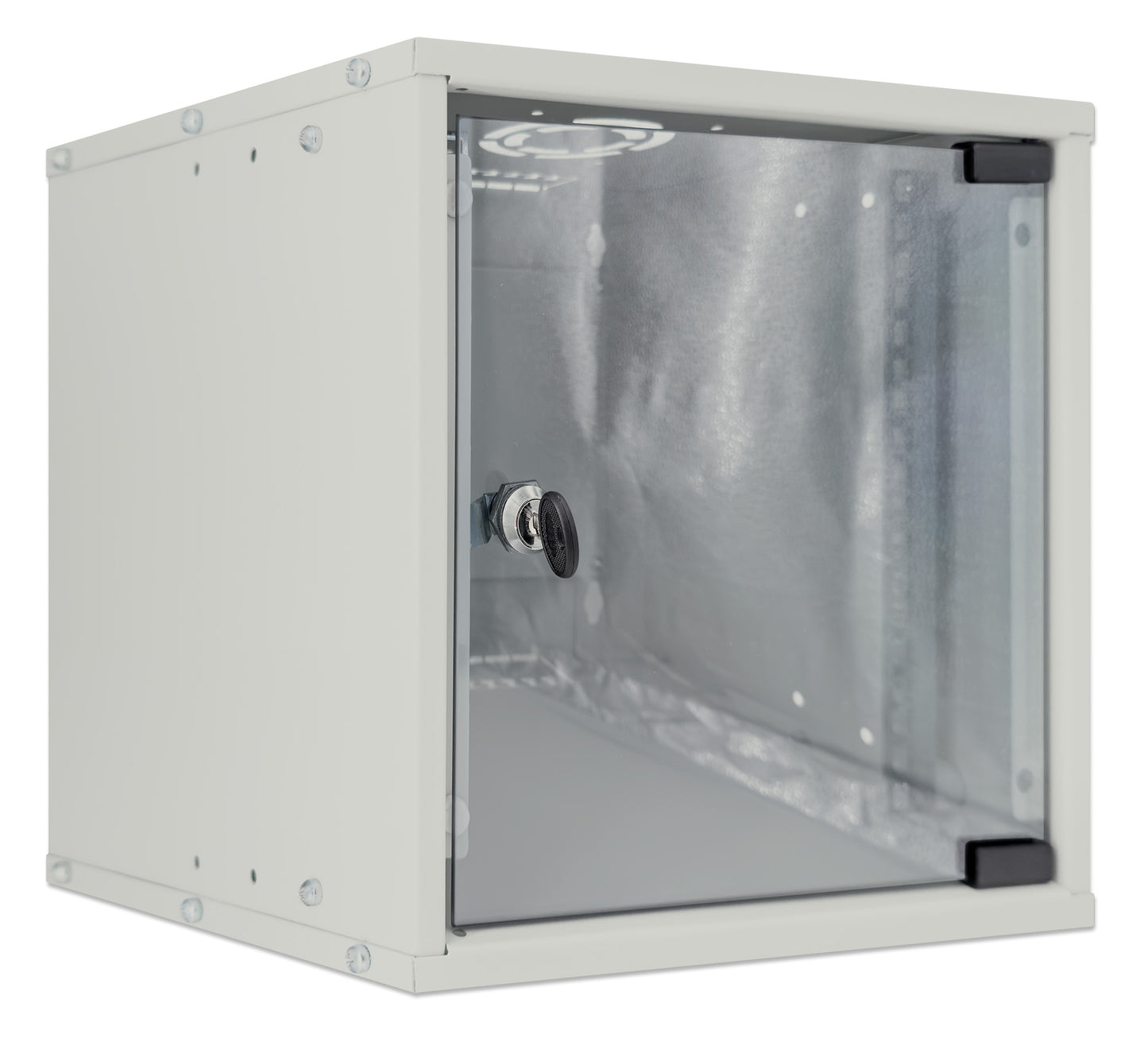 10" Wallmount Cabinet, 6U, 300 mm (11.8 in.) Depth, Gray Image 2