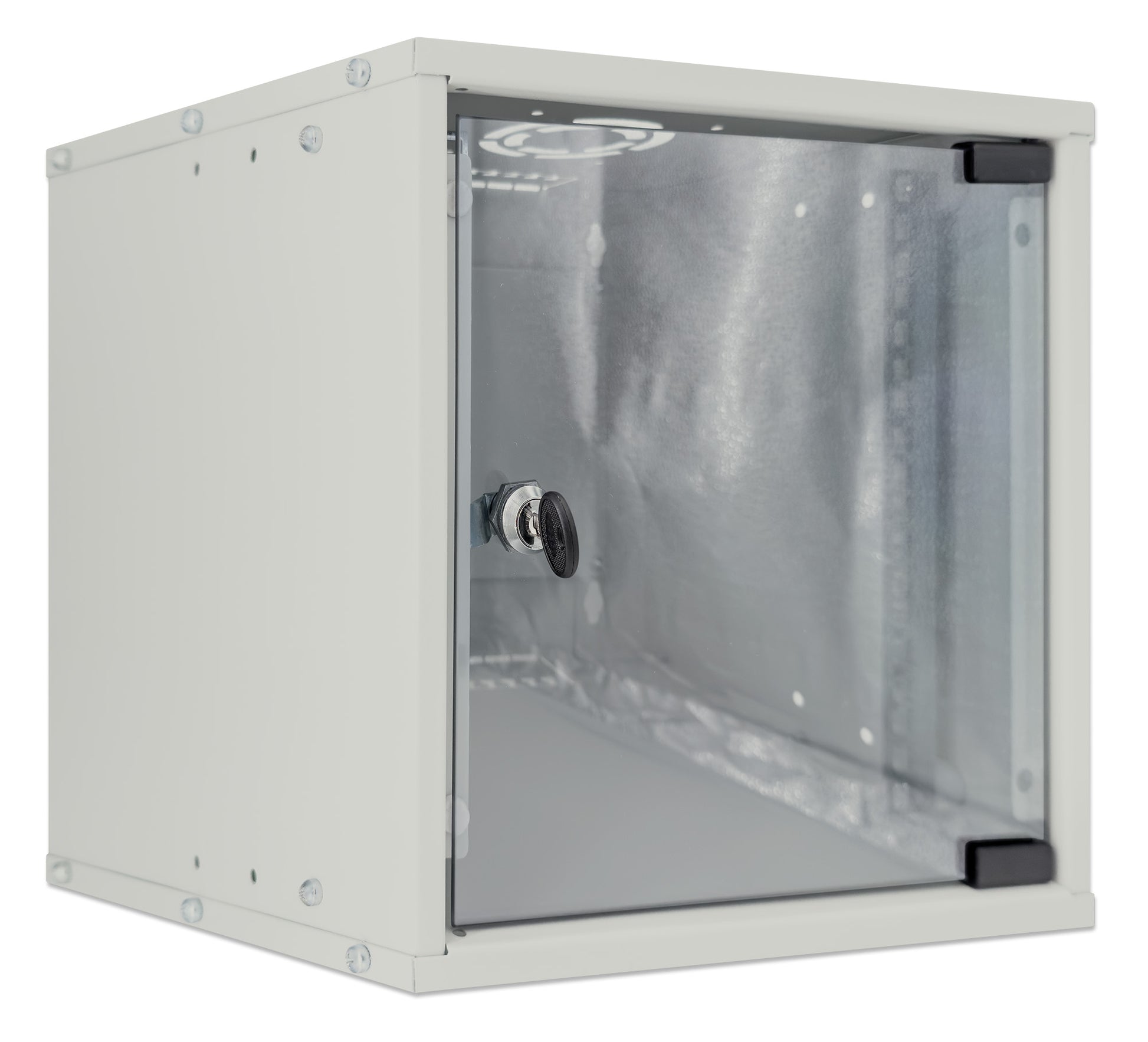 10" Wallmount Cabinet, 6U, 300 mm (11.8 in.) Depth, Gray Image 2