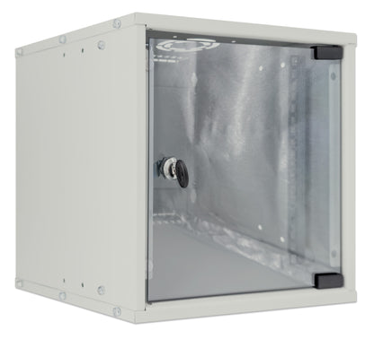 10" Wallmount Cabinet, 6U, 300 mm (11.8 in.) Depth, Gray Image 2