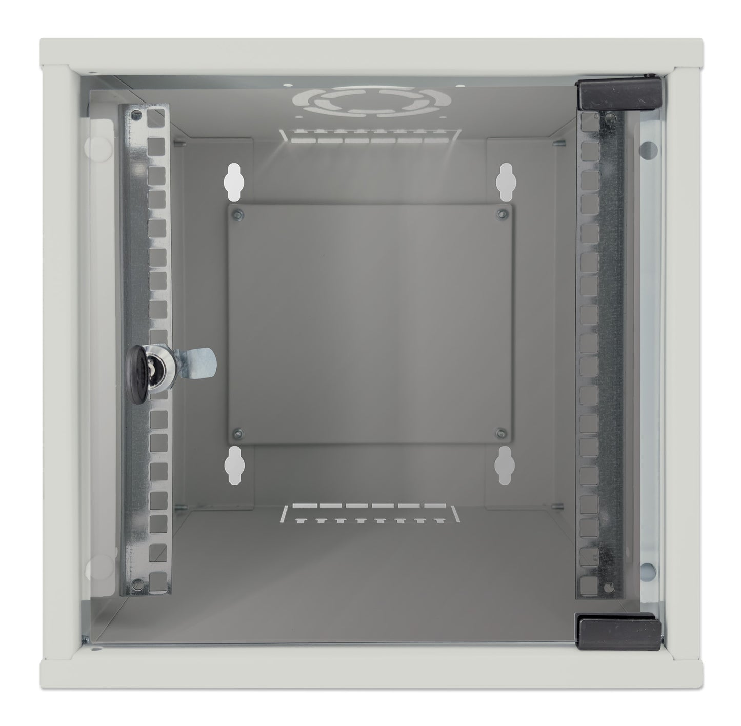 10" Wallmount Cabinet, 6U, 300 mm (11.8 in.) Depth, Gray Image 3