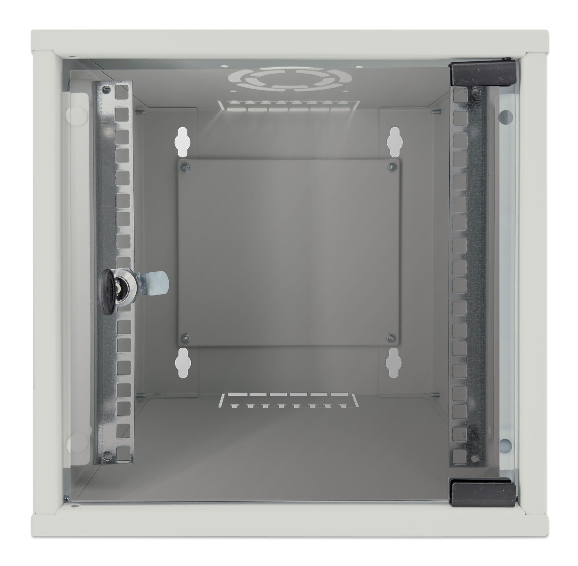 10" Wallmount Cabinet, 6U, 300 mm (11.8 in.) Depth, Gray Image 3