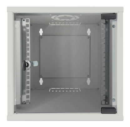 10" Wallmount Cabinet, 6U, 300 mm (11.8 in.) Depth, Gray Image 3