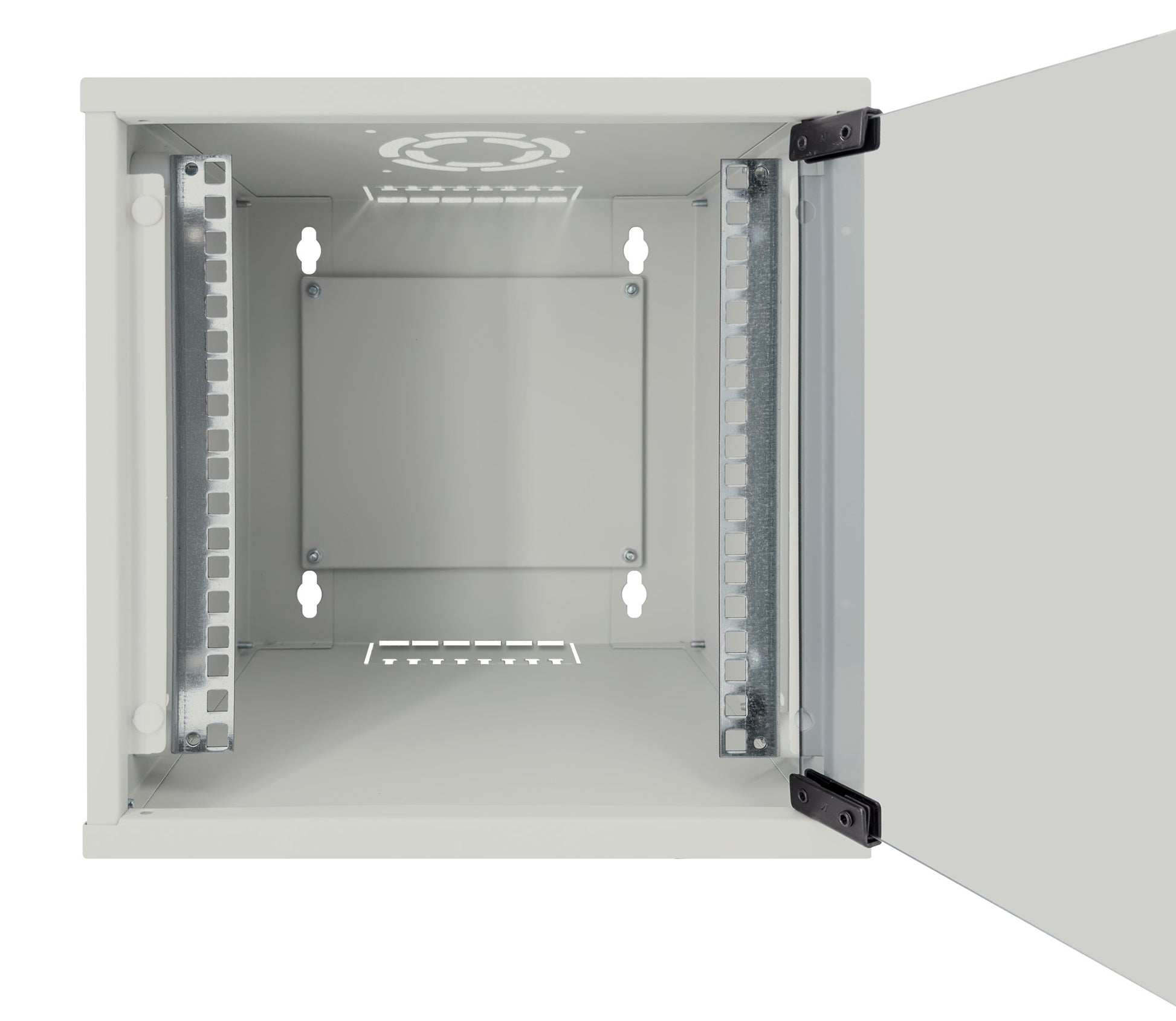 10" Wallmount Cabinet, 6U, 300 mm (11.8 in.) Depth, Gray Image 4