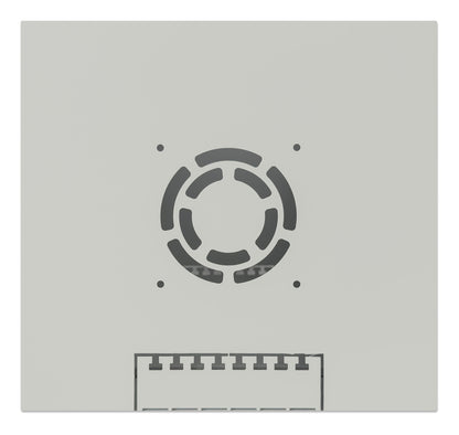10" Wallmount Cabinet, 6U, 300 mm (11.8 in.) Depth, Gray Image 6