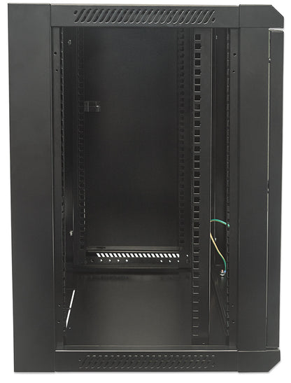 6U 19" Wall Mount Network Cabinet, Standard Line, 450 mm (17.7 in.) Depth, Black Image 5
