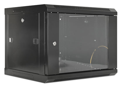 19" Wallmount Cabinet, 6U, 450 mm (17.7 in.) Depth, Black Image 2