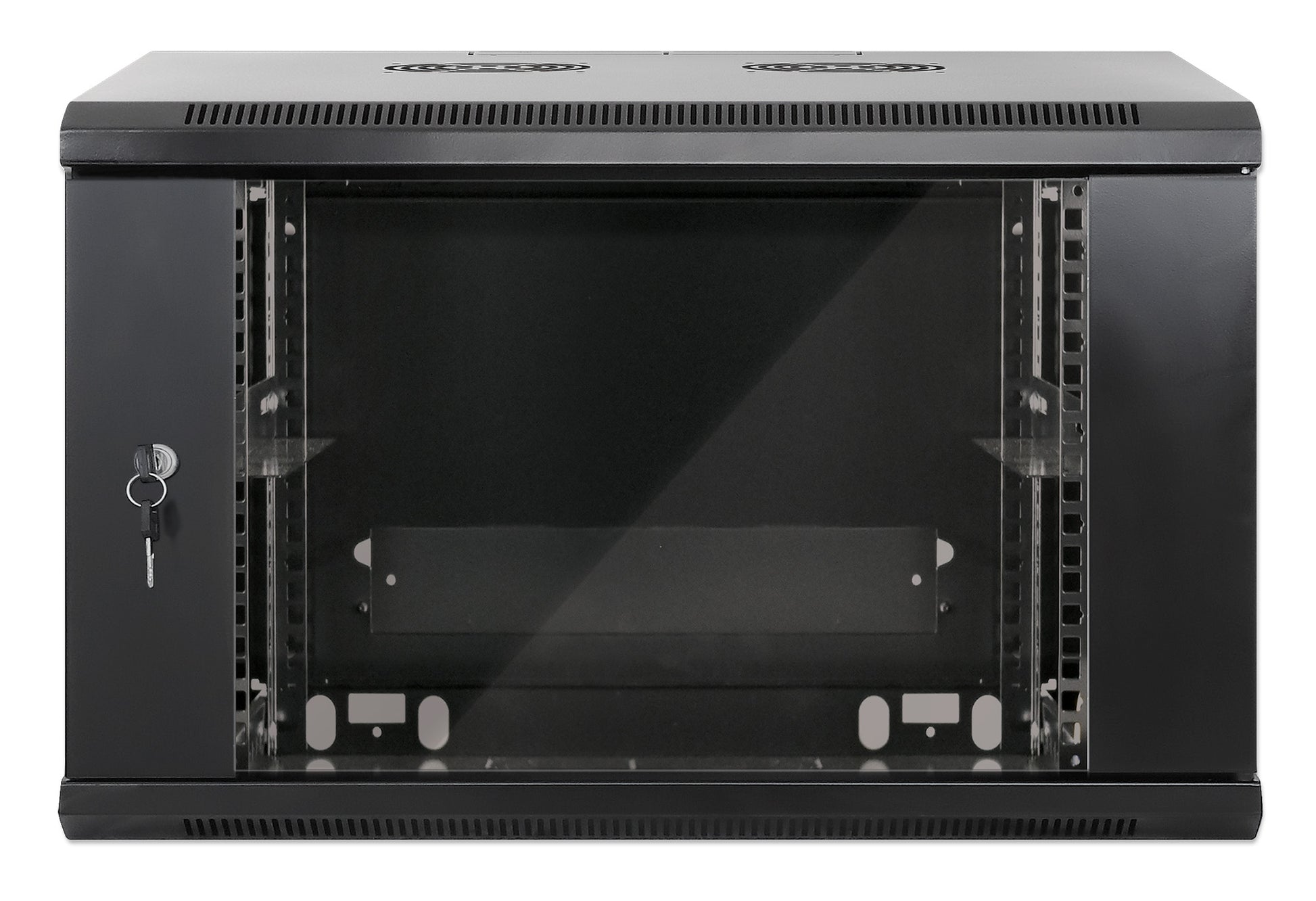 19" Wallmount Cabinet, 6U, 450 mm (17.7 in.) Depth, Black Image 3