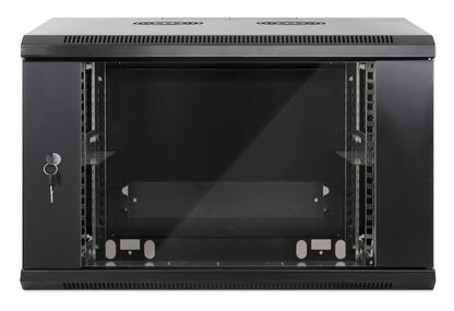 19" Wallmount Cabinet, 6U, 450 mm (17.7 in.) Depth, Black Image 3